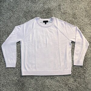 NWOT Banana Republic Light Lavender Crewneck Merino Wool Sweater - Men